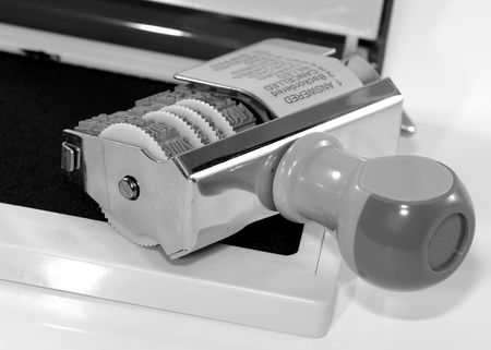 Stamp and Inkpadの写真素材