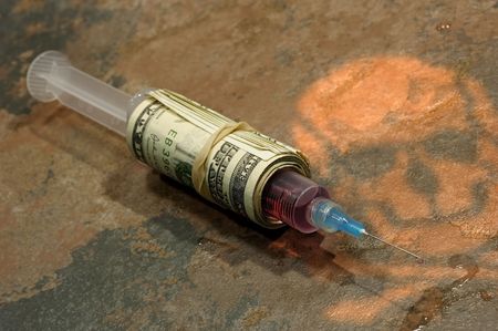 Drug Addiction Conceptの写真素材