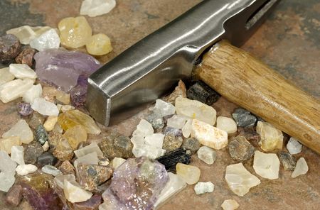 Stones and a Hammerの写真素材