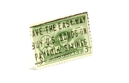 Photo of a US Postage Stampの写真素材