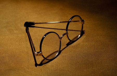 Photo of Round Frame Eyeglassesの写真素材
