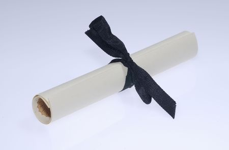 Photo of a Rolled Up Diploma / Scrollの写真素材