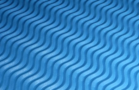 Photo of a Blue Textured Surface - Wave Pattern