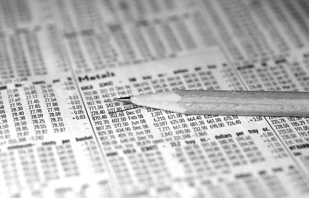 Photo of a Pencil on Top of Futures Pricing and Quotes - Investing Concept