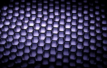 Photo of a Grid / Honeycomb Background - Light From Beneath Material