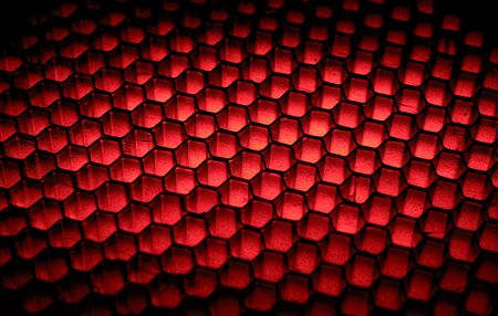 Photo of a Grid / Honeycomb Background - Light From Beneath Materialの写真素材