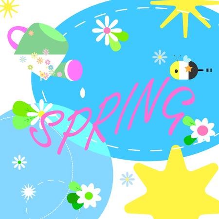 Spring backgoundのイラスト素材