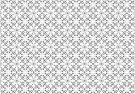 Abstract black and white linear vector backgroundのイラスト素材