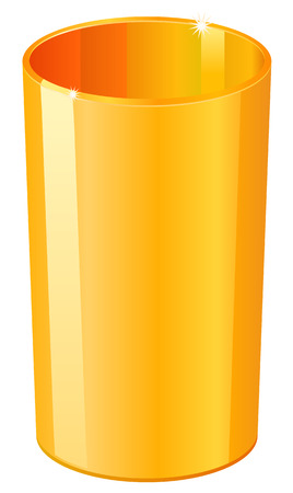 Gold tumbler iconのイラスト素材