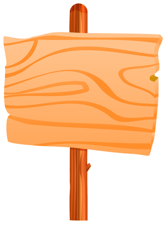 Wooden signpost vector iconのイラスト素材