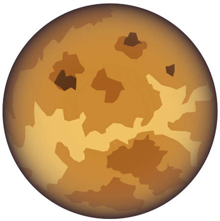 Planet Venue vector iconのイラスト素材