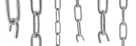 Chain isolated.High resolution image
