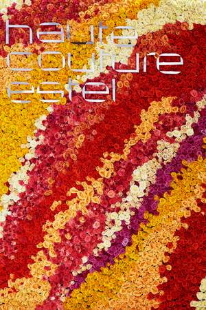 Kyiv, Ukraine - February 4, 2017: Haute Couture Estel Display as Part of Ukrainian Fashion Week 2017.のeditorial素材