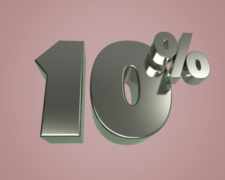 Metal glossy 3D model numbers 10 for banner poster billboard discount. 3d renderの写真素材