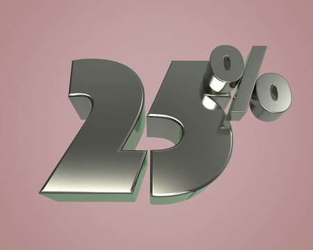 Metal glossy 3D model numbers 25 for banner poster billboard discount. 3d renderの写真素材