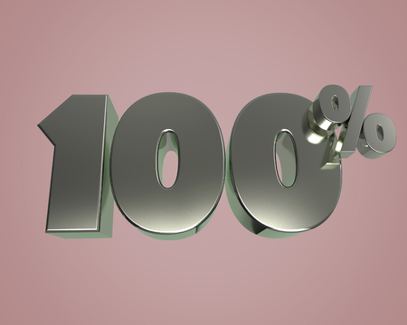 Metal glossy 3D model numbers 100 for banner poster billboard discount. 3d renderの写真素材
