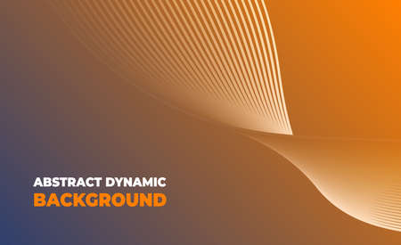 Very beautiful abstract background from a wave of red, blue, yellow, pink wave and lines. Flyer banner templateのイラスト素材