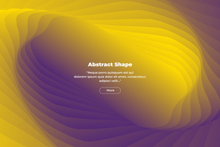 abstract illustration in the form of gradient dark blue, purple, pink and orange lines overlapping each other on a gradient purple-pink backgroundのイラスト素材