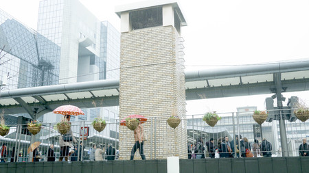 Rain Kyoto stationのeditorial素材