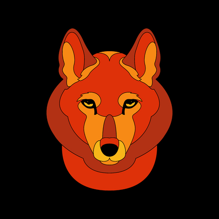 Wolfのイラスト素材