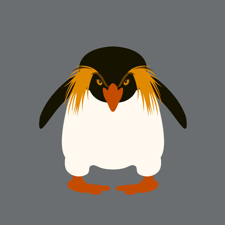 Angry penguinのイラスト素材