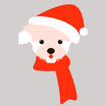 dog faceのイラスト素材