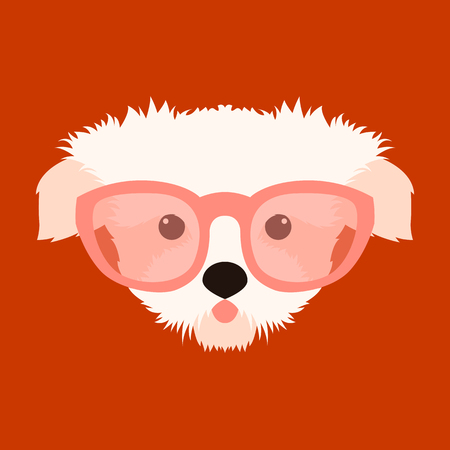 dog faceのイラスト素材