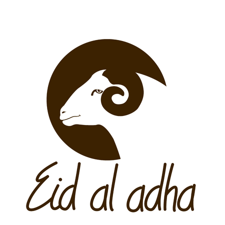 muslim holiday  kurban  bajram  eid al -adha vector illustration  flatのイラスト素材