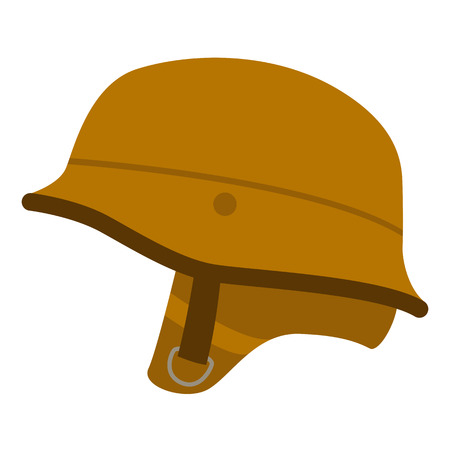 motorcycle helmet vintage ,vector illustration , flat styleのイラスト素材