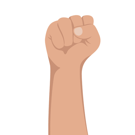hand gestures , vector illustration ,flat style ,profileのイラスト素材