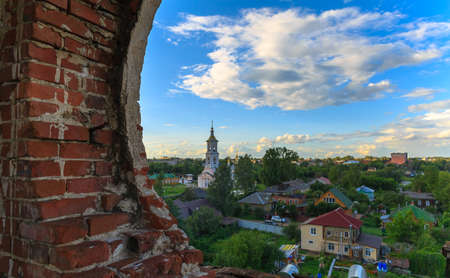 view from the roof of the Churchの写真素材