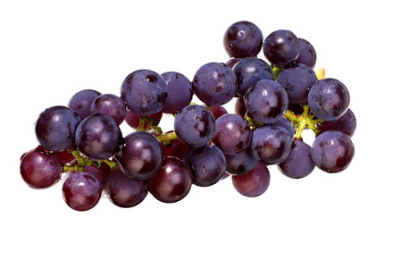 Bunch of grape. Isolated  isolated on white with Clipping Pathの写真素材