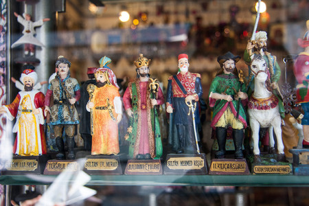 Istanbul, Turkey - July 15, 2015: Istanbul. Street in the European part of the city. Old town.のeditorial素材