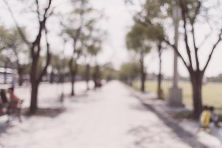Blurred park natural backgroudの写真素材