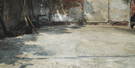 Grunge wall of the old house. Textured backgroundの写真素材