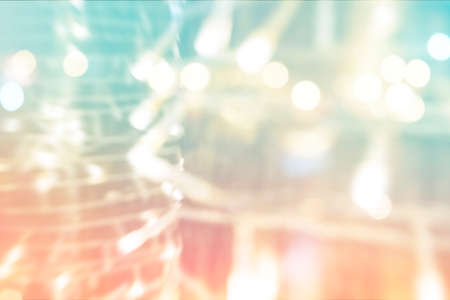 Defocused bokeh light, abstract at night