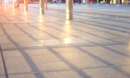 Defocused bokeh light, abstract people