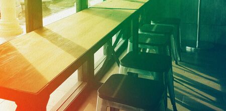 chairs cafe and sunlight background photo