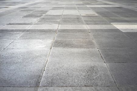 Space and concrete floor in public park の写真素材