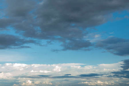 White cloud background and blue sky photo