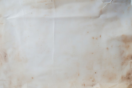 white crumpled paper texture background AI generatedの素材