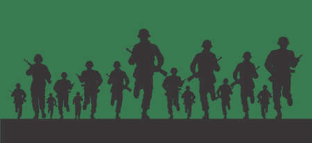 Army Design Illustrationの写真素材