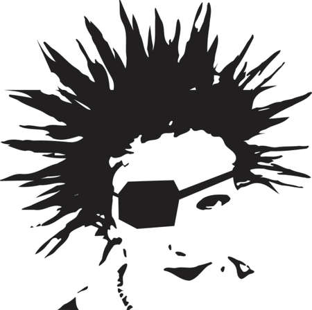 Rocker teenager graphic designのイラスト素材