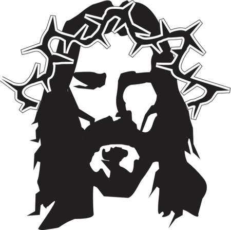Jesus graphic illustrationのイラスト素材