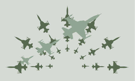 Airplane illustrationのイラスト素材