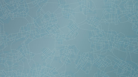 Huge abstract map of towns. City residential district scheme. View from above the map. Vector illustrationのイラスト素材