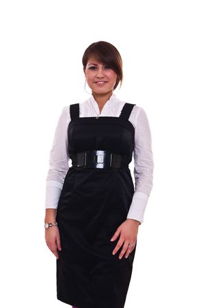 Photo set of the office woman in studio, isolatedの写真素材