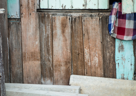 Old Grunge wooden wall texture-tropical house