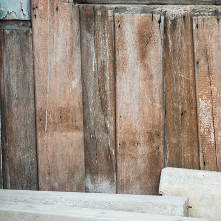 Old Grunge wooden wall texture-tropical houseの写真素材