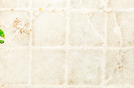 Dity white tile flooring texture background.の写真素材